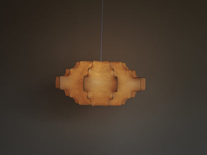 1960s cocoon pendant lamp  by Friedel Wauer