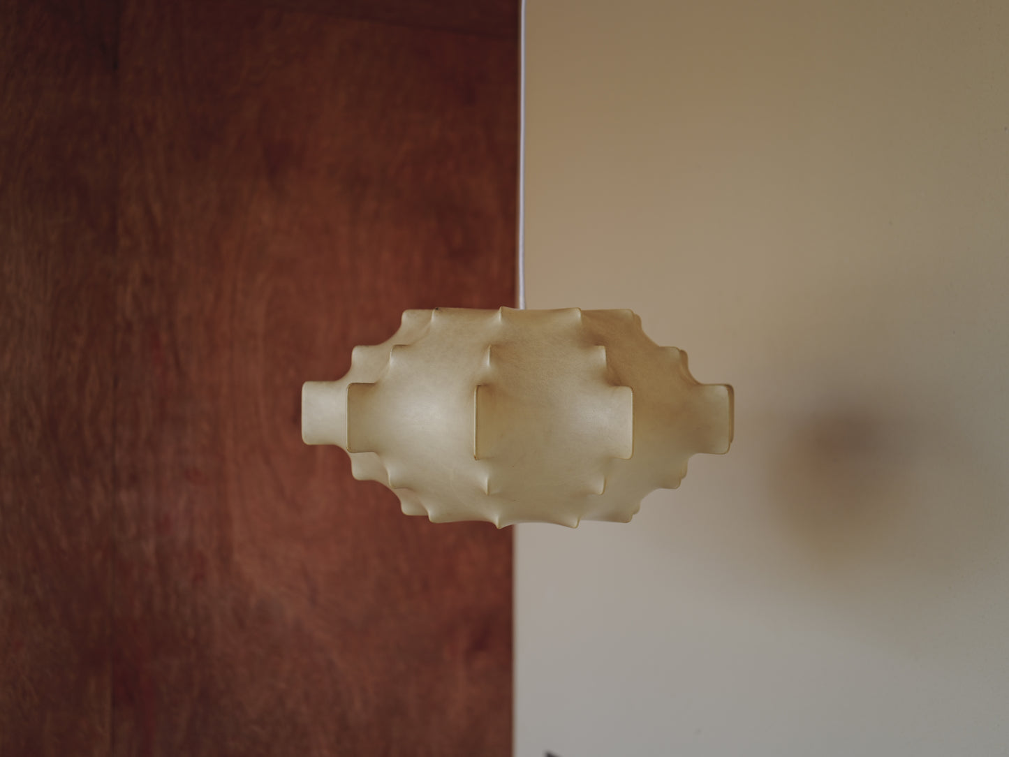 1960s cocoon pendant lamp  by Friedel Wauer