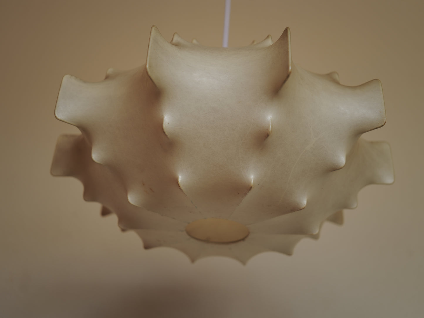 1960s cocoon pendant lamp  by Friedel Wauer