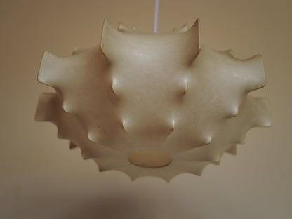 1960s cocoon pendant lamp  by Friedel Wauer