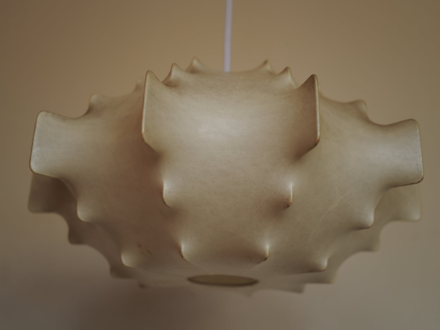 1960s cocoon pendant lamp  by Friedel Wauer