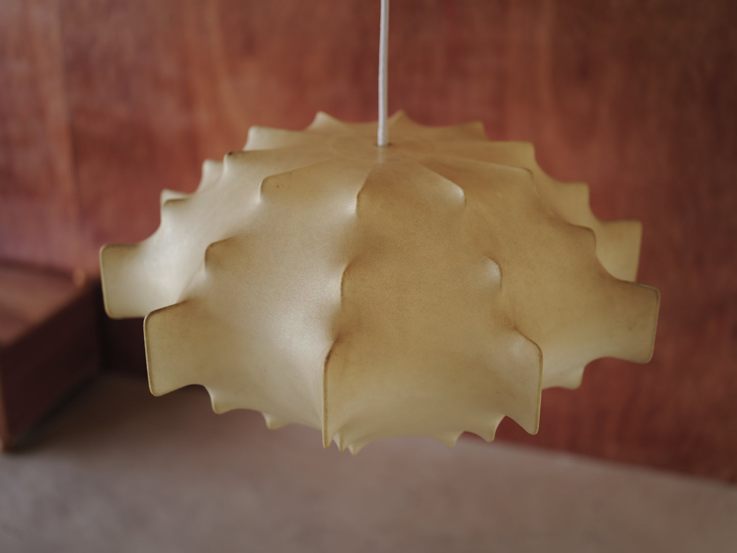 1960s cocoon pendant lamp  by Friedel Wauer