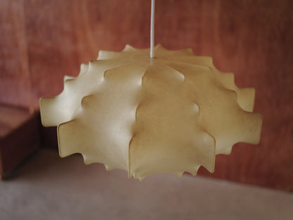 1960s cocoon pendant lamp  by Friedel Wauer
