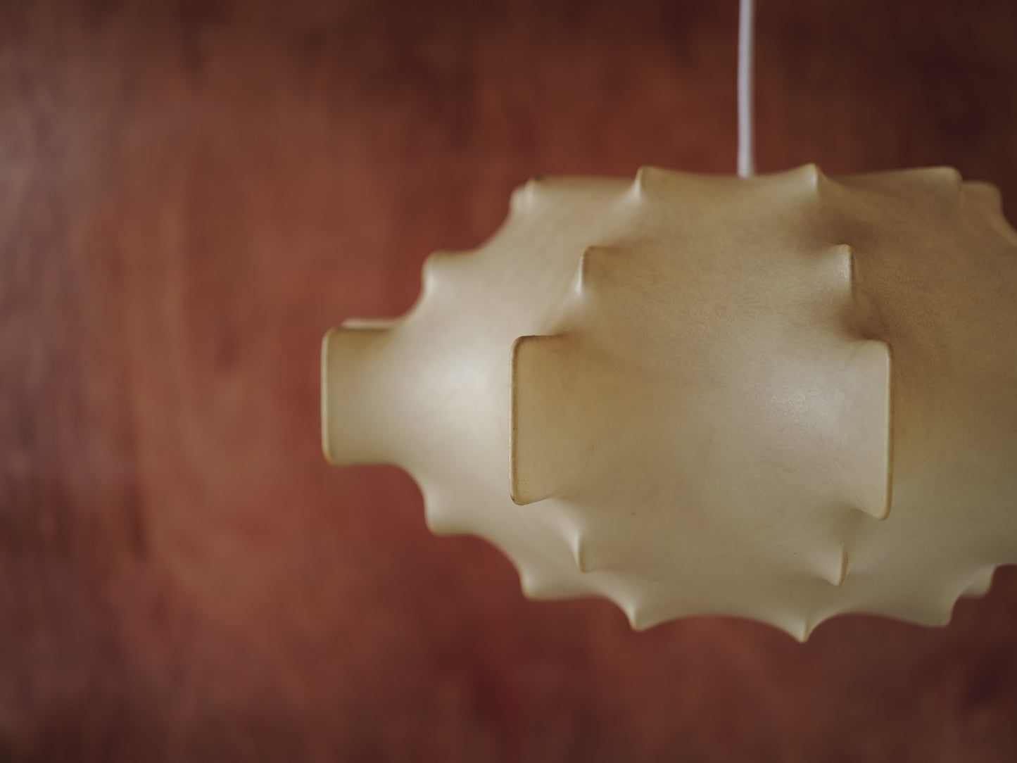 1960s cocoon pendant lamp  by Friedel Wauer
