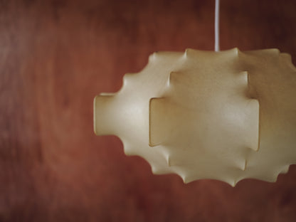 1960s cocoon pendant lamp  by Friedel Wauer