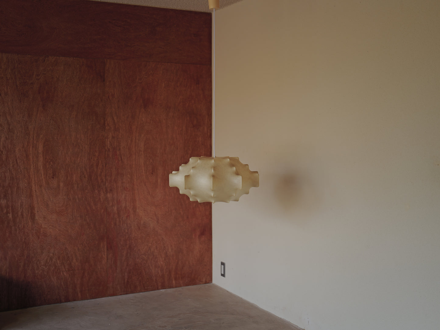 1960s cocoon pendant lamp  by Friedel Wauer
