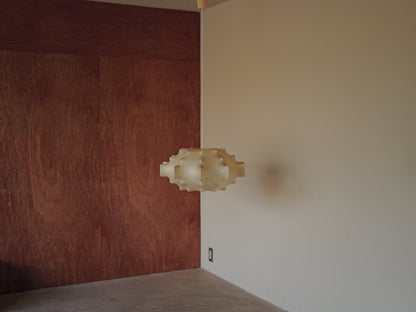 1960s cocoon pendant lamp  by Friedel Wauer