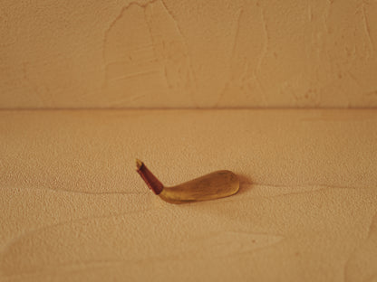Carl Auböck  Brass shoe horn, handles covered with brown leather Modell 3658