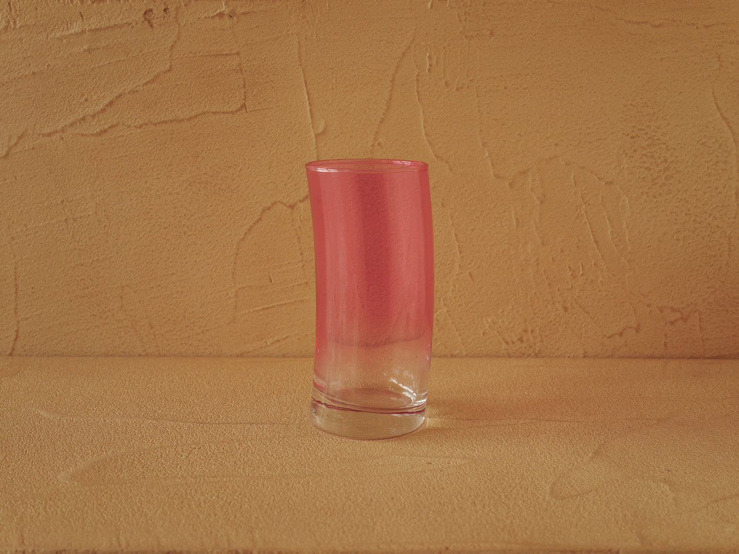 1960s Set of 6 two-tone Murano glass glasses