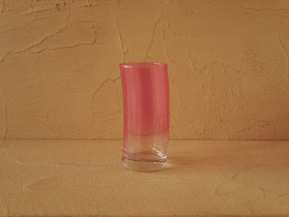 1960s Set of 6 two-tone Murano glass glasses