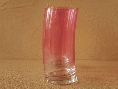 1960s Set of 6 two-tone Murano glass glasses