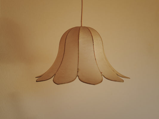 1960s flower cocoon pendant lamp by goldkant