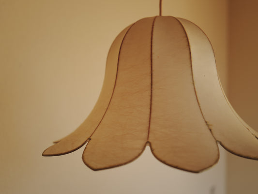 1960s flower cocoon pendant lamp by goldkant