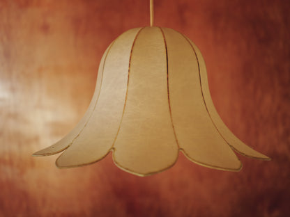1960s flower cocoon pendant lamp by goldkant