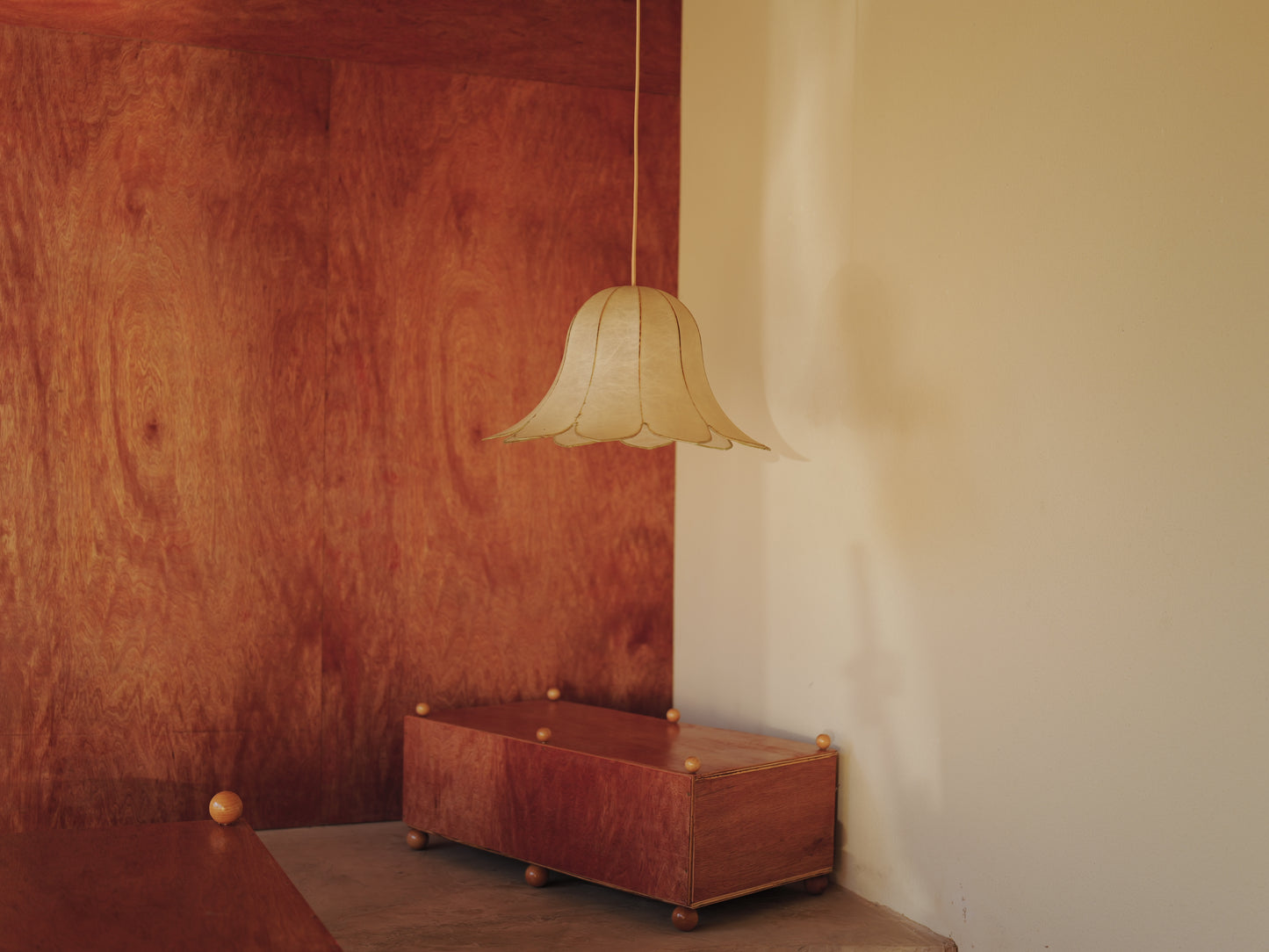 1960s flower cocoon pendant lamp by goldkant