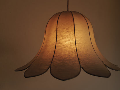 1960s flower cocoon pendant lamp by goldkant