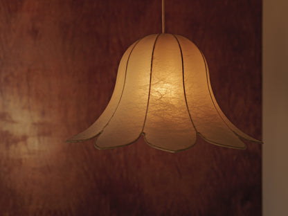1960s flower cocoon pendant lamp by goldkant