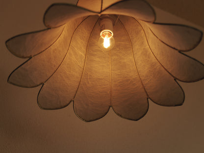 1960s flower cocoon pendant lamp by goldkant