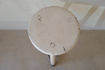 1950s Black & White Stool　Belgian