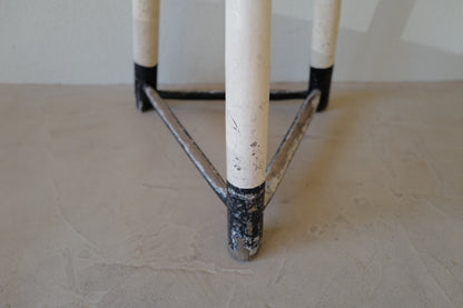 1950s Black & White Stool　Belgian