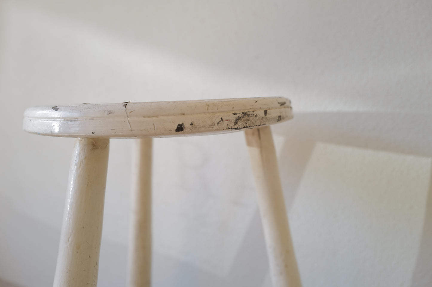 1950s Black & White Stool　Belgian