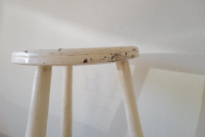 1950s Black & White Stool　Belgian