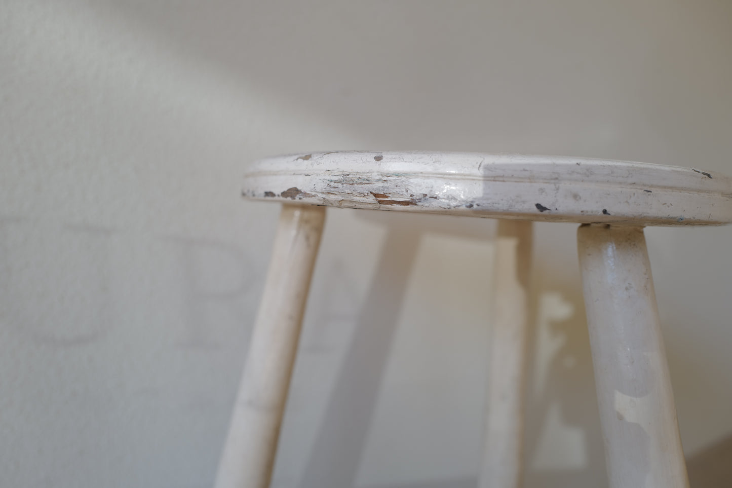 1950s Black & White Stool　Belgian