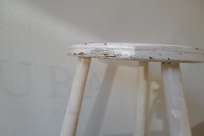 1950s Black & White Stool　Belgian