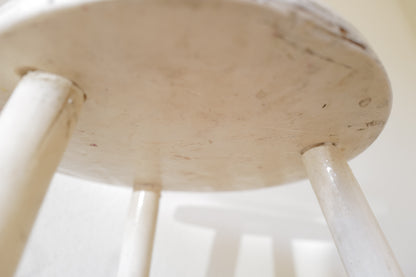 1950s Black & White Stool　Belgian