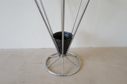 1930s Art Déco Chrome Umbrella Stand