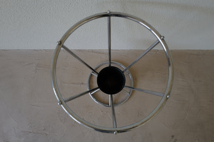 1930s Art Déco Chrome Umbrella Stand