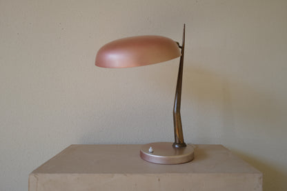 Mid Century Desk Lamp Aluminium & Brass 1960s