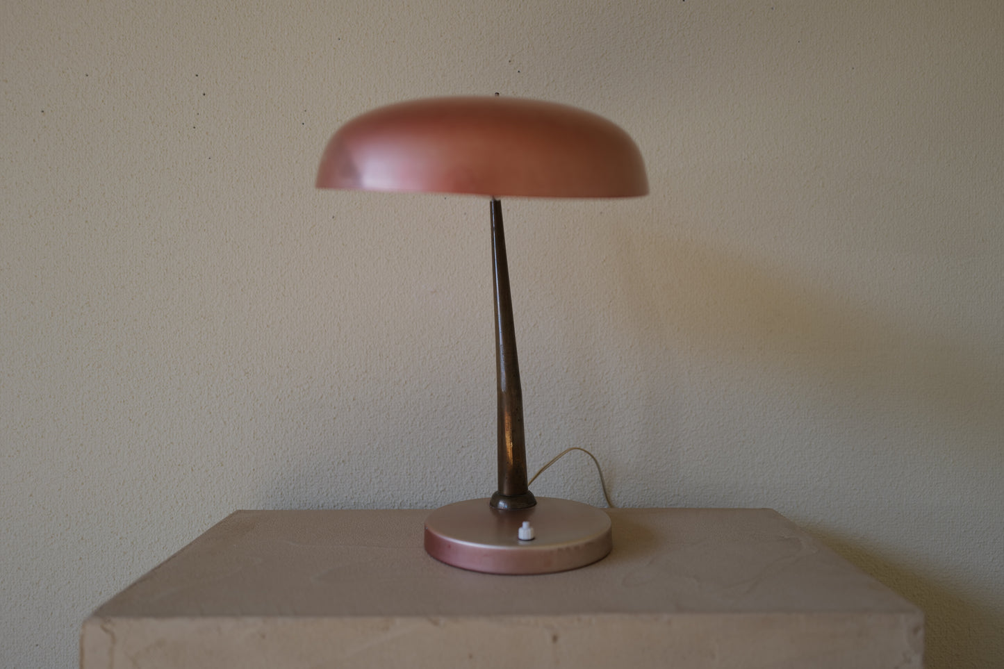Mid Century Desk Lamp Aluminium & Brass 1960s