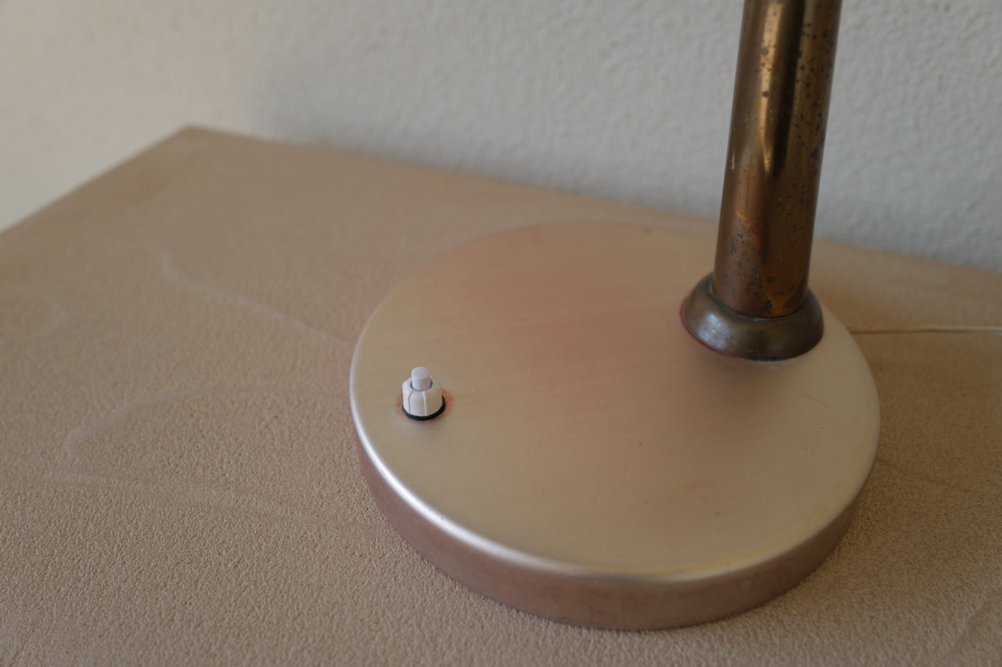 Mid Century Desk Lamp Aluminium & Brass 1960s