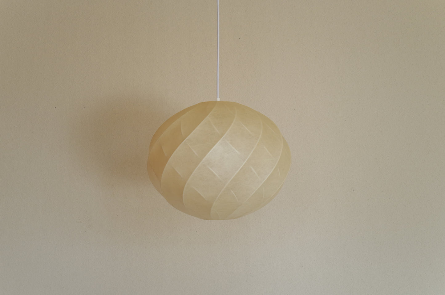 1960s cocoon pendant lamp by Goldkant