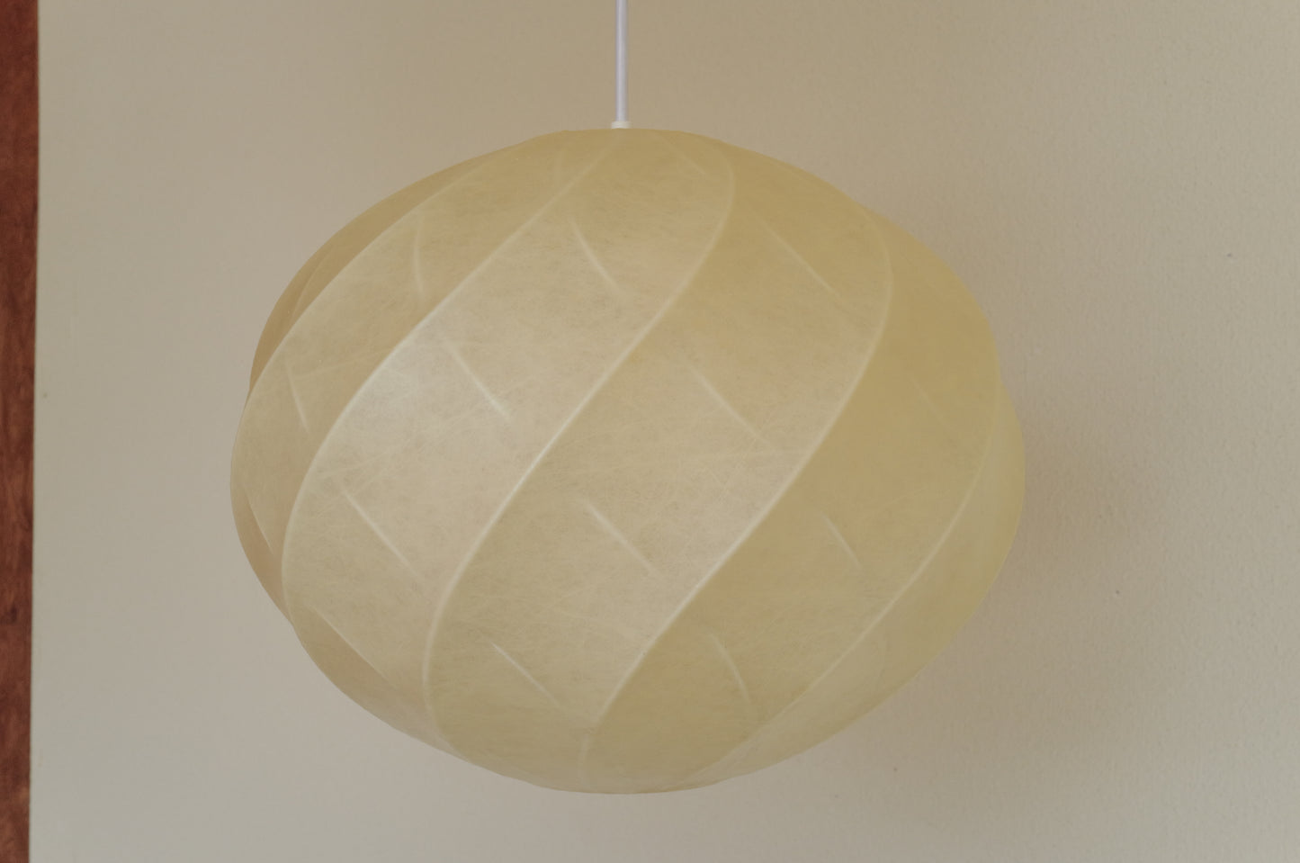 1960s cocoon pendant lamp by Goldkant