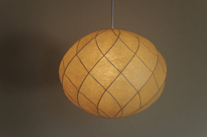 1960s cocoon pendant lamp by Goldkant
