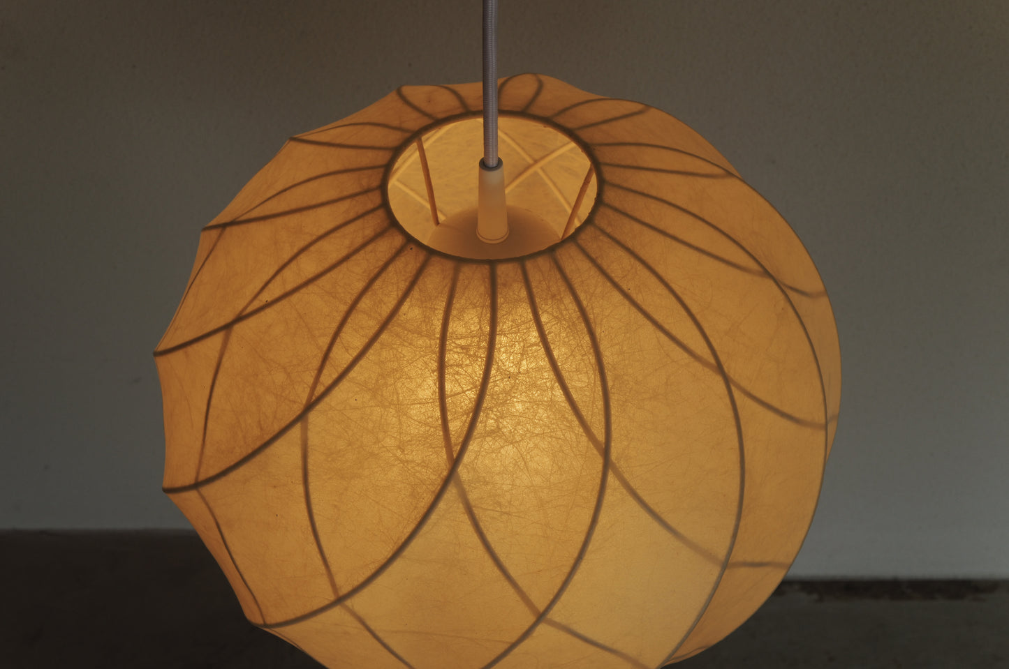 1960s cocoon pendant lamp by Goldkant