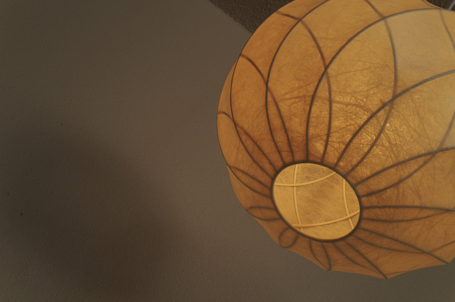 1960s cocoon pendant lamp by Goldkant