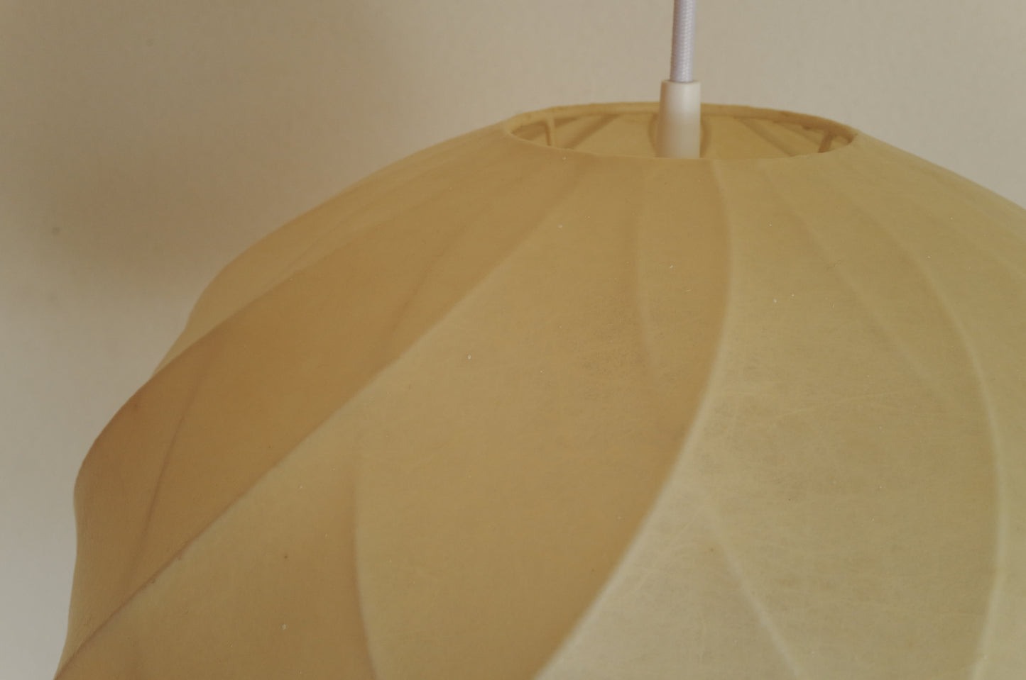 1960s cocoon pendant lamp by Goldkant