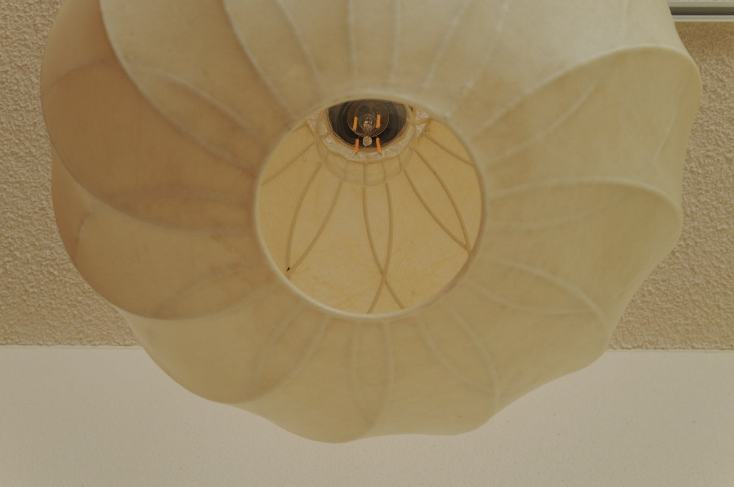 1960s cocoon pendant lamp by Goldkant