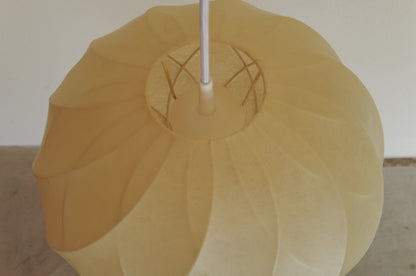 1960s cocoon pendant lamp by Goldkant