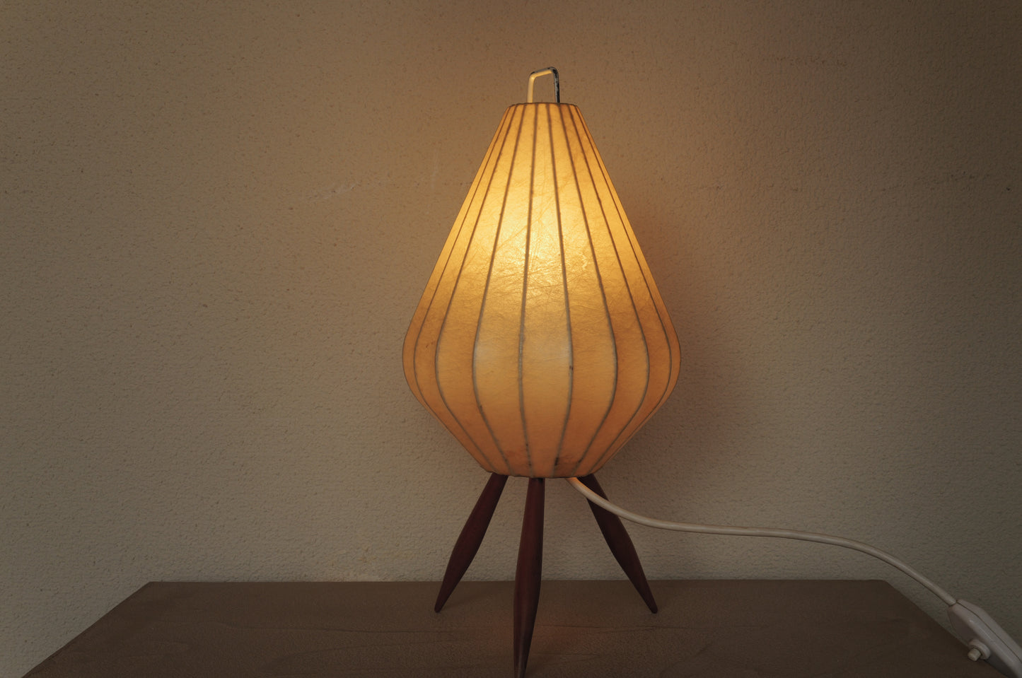 1960s cocoon table lamp