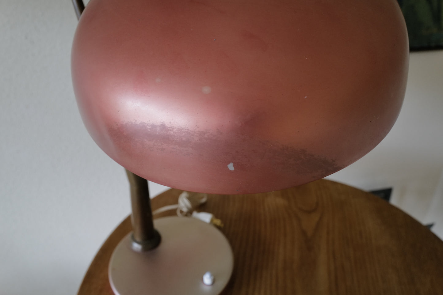 Mid Century Desk Lamp Aluminium & Brass 1960s