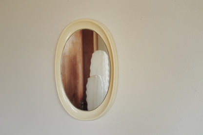 1970s Space Age Oval Mirror by Pejal