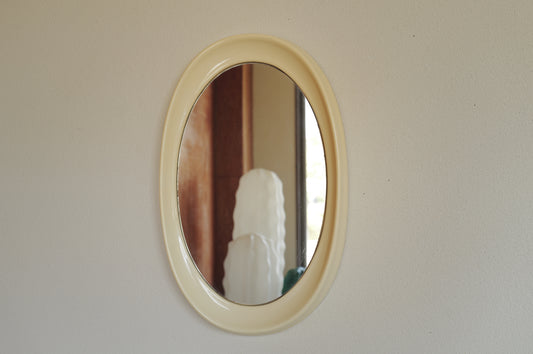 1970s Space Age Oval Mirror by Pejal