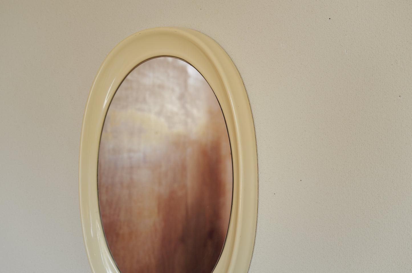1970s Space Age Oval Mirror by Pejal