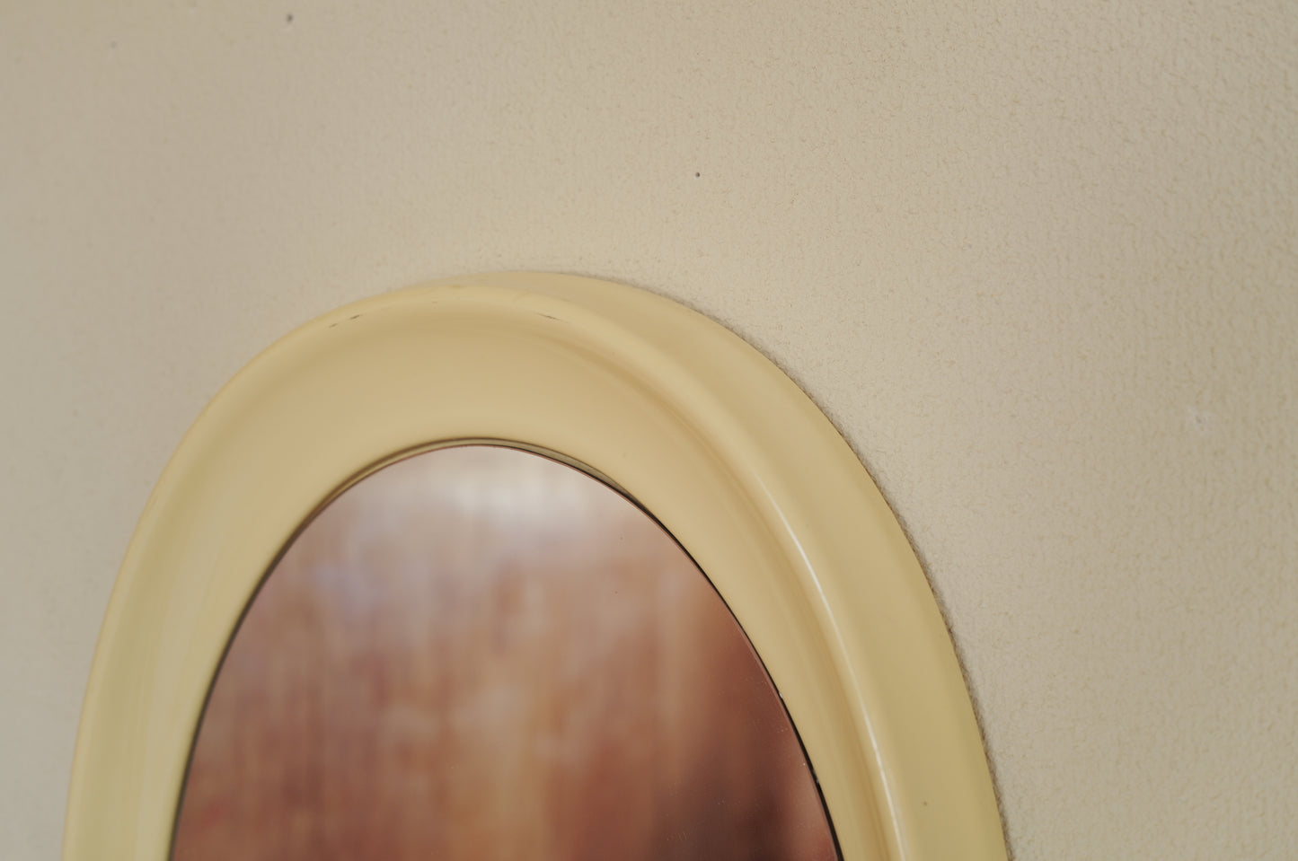 1970s Space Age Oval Mirror by Pejal