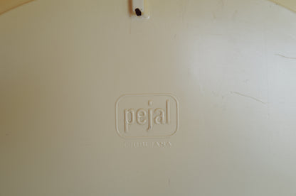 1970s Space Age Oval Mirror by Pejal