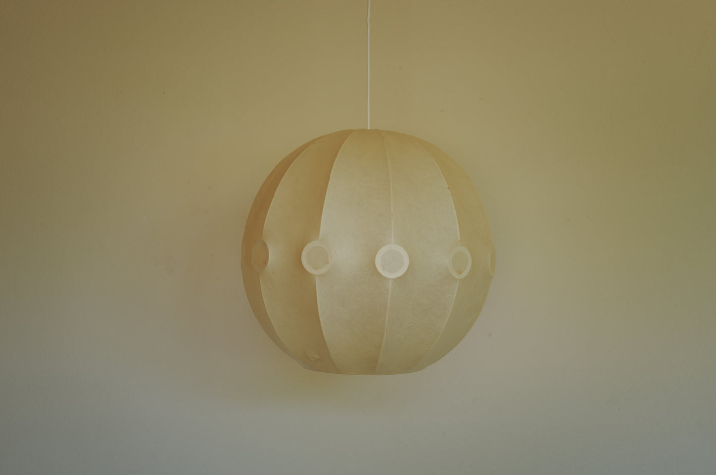 XXL  1960s cocoon pendant lamp by Friedel Wauer